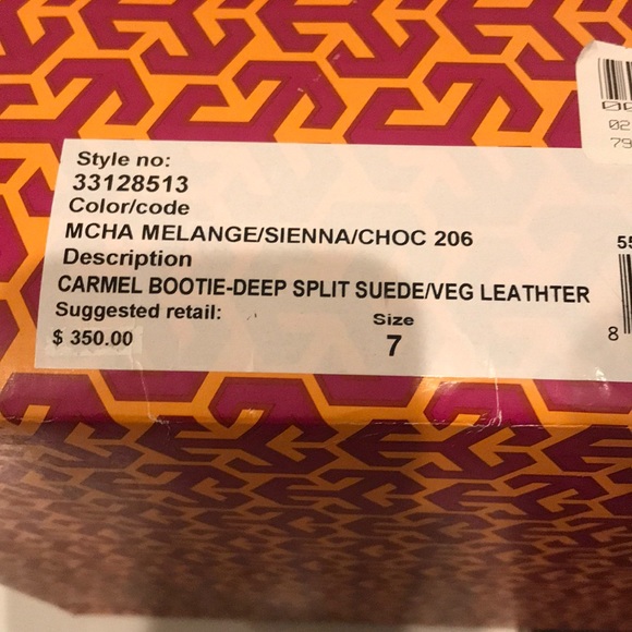 Tory Burch Carmel Suede Bootie - Picture 2 of 6